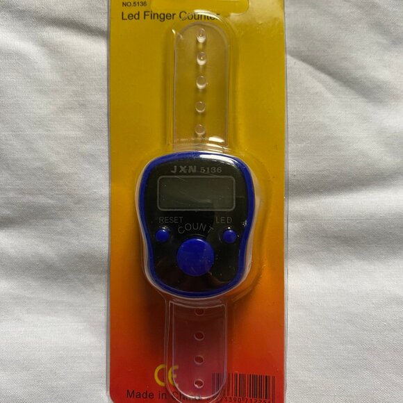 1 LED Finger Tally Counter Digital Electronic Tasbeeh Counter Handheld Religious - Picture 5 of 9